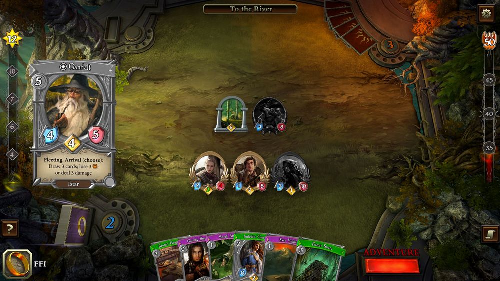 The Lord of the Rings Adventure Card Game su console The Lord of the Rings Adventure Card Game su console